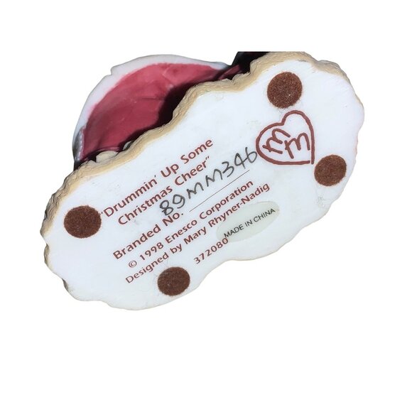 Mary’s Moo Moos Drummin' Up Some Christmas Cheer Figurine - Picture 10 of 14